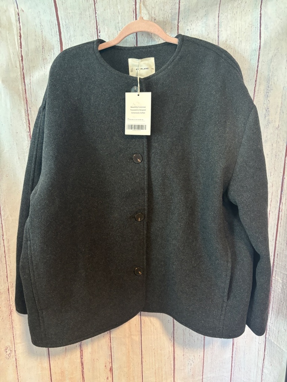 NWT Everlane The Cocoon Coat in Wool - Picture 8 of 12